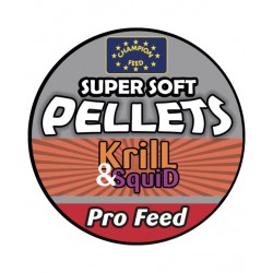 Pelete Moi Champion Feed - Pro Feed Super Soft Pellets Krill & Squid 6mm